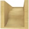 Ekena Millwork 7"W x 14"D x 7"H Wide Carmel Rough Cedar Woodgrain TimberThane Corbel, Primed Tan CORUR07X14X07CARRCPR - alternate 5